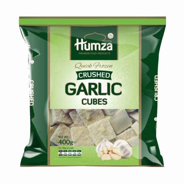 Humza IQF garlic crushed10x400g