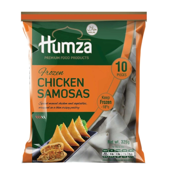 Humza Chicken Samosa 10x325g (10 pieces)-TBD - OS