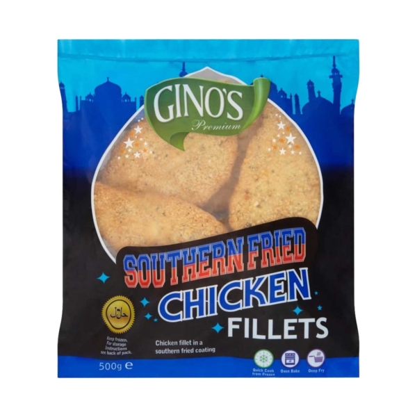 GINO'S Southern Fried Chicken Fillets 6x500g