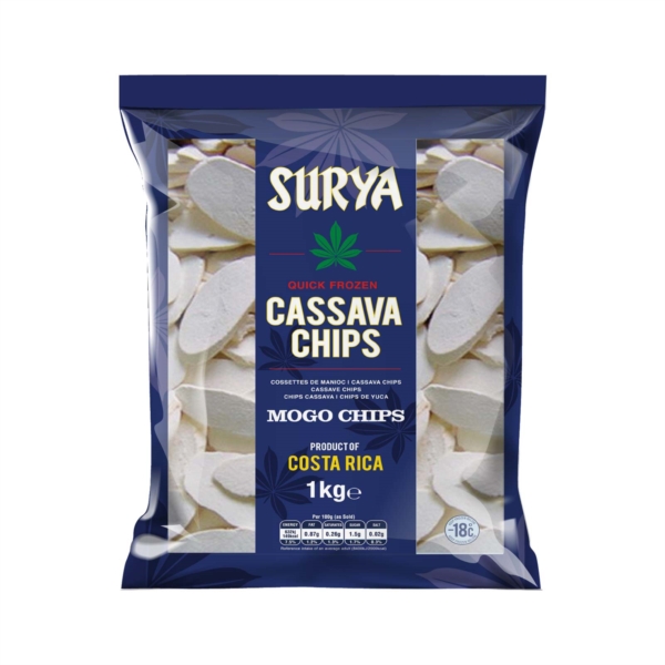 Surya Frozen Cassava Chips 6x1kg
