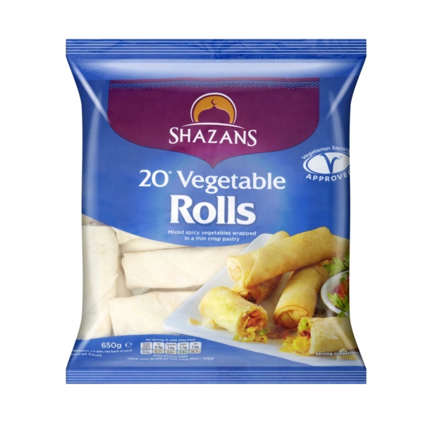 Shazans Vegetable Roll 10X650G (20 pieces)