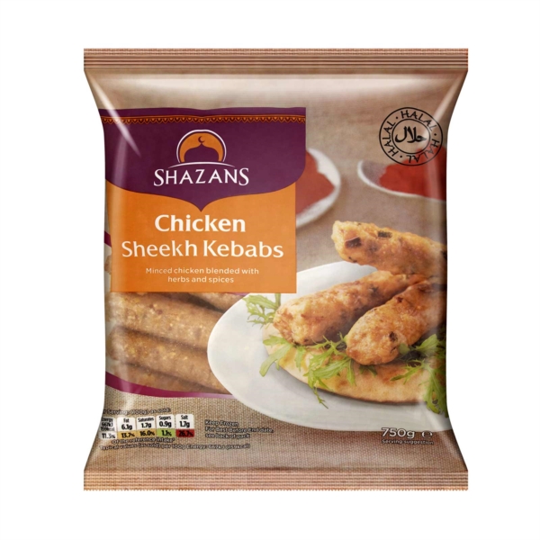 Shazans Chicken Seekh Kebab 10x750g - OS