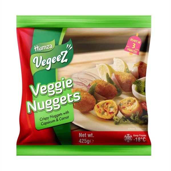 Humza VegeeZ Veggie Nuggets 18x425gm