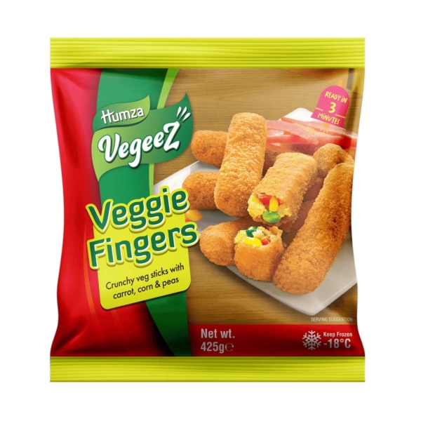 Humza VegeeZ Veggie Fingers 18x425gm