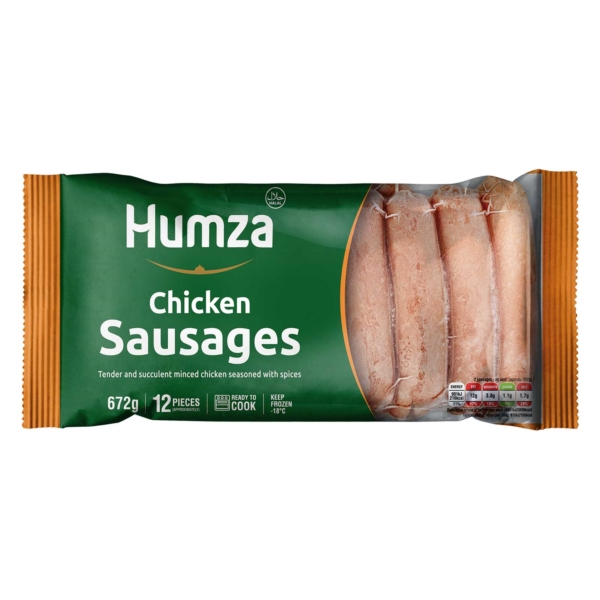 Humza Chicken Sausages 10x672g(684g)