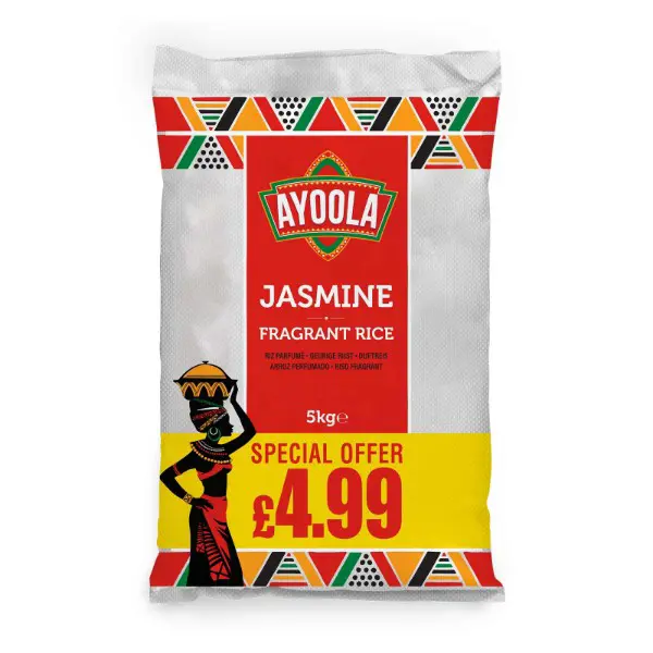 Ayoola Jasmine Rice 5kg £4.99