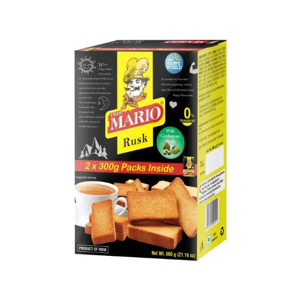 Mario Cardamom Rusk 6x600g
