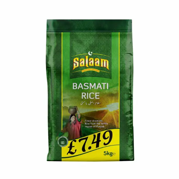 Salaam Basmati Rice 5Kg PM £7.49