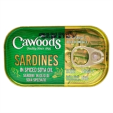 Cawoods Sardines in Spiced Soya Oil 50x125g
