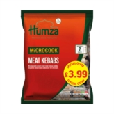 Humza Meat Charcoal Kebab(Micro)10x600g £3.99