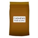 Cashews W320 22.67KG(- RM)