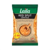 Laila Red Split lentils 6x2Kg (Pillow Pack) PM £2.99