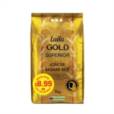 Laila Gold Basmati Rice 5Kg PM £8.99 S