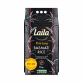Laila Xtra Long Grain Rice 5kg PM £9.99 S