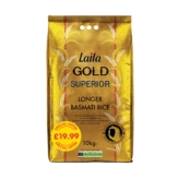 Laila Gold Basmati Rice 10Kg £19.99 S