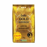 Laila Gold Basmati Rice 5Kg £10.99 S