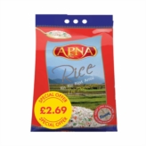 Apna Long Grain Basmati Rice (Brick Pack) 6x2KG PM£2.69 S