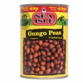 Sea Isle Gungo peas 12 x 400g - Can PM 49P - OS